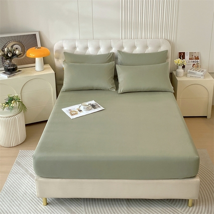 91家纺网 家纺一手货源 找家纺 （总）凯磊 2025新款纯棉纯色磨毛单品系列·床笠