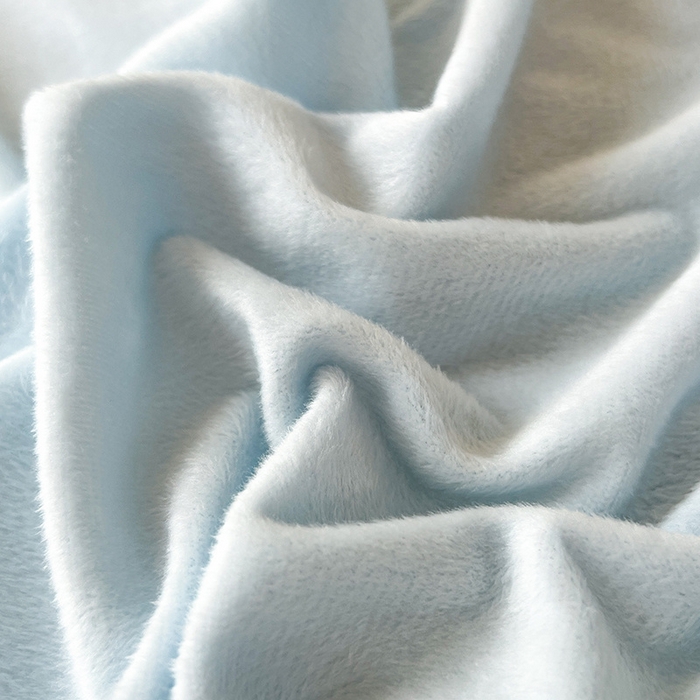 91家纺网 家纺一手货源 找家纺 唐人居 2025新款安妮系列水晶绒四件套 安妮-浅蓝