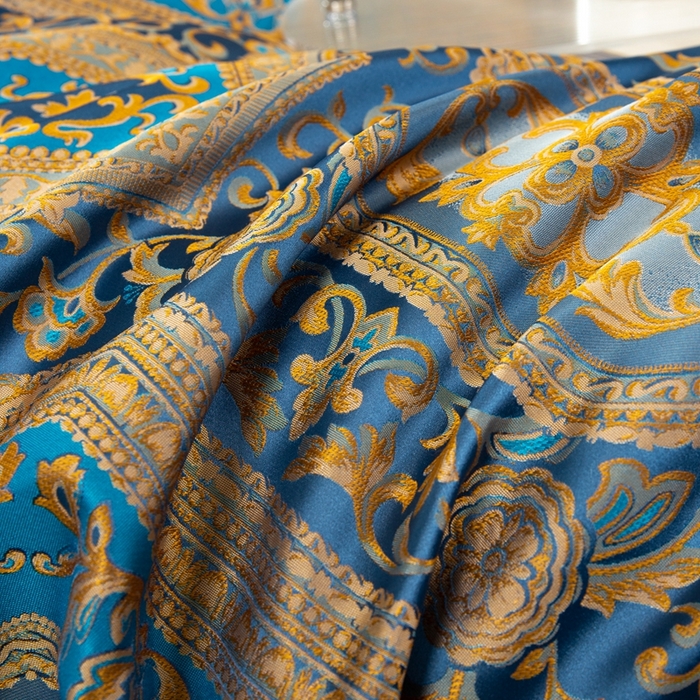 91家纺网 家纺一手货源 找家纺 至爱今生 新款锦缎色织多件套 畅想曲