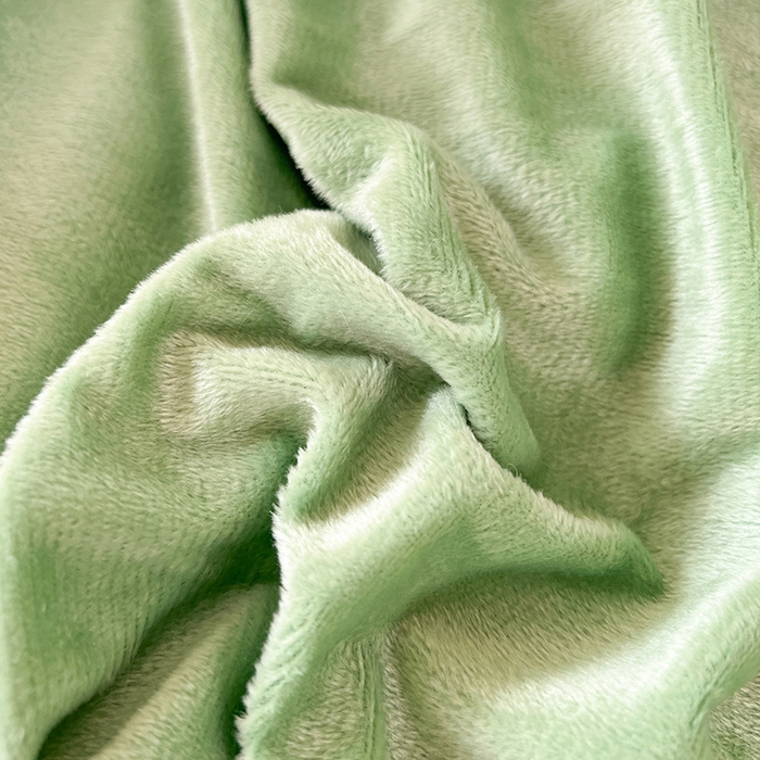 91家纺网 家纺一手货源 找家纺 唐人居 2025新款安妮系列水晶绒四件套 安妮-果绿