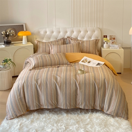 91家纺网 家纺一手货源 找家纺 （总）凯磊家纺 新款磨毛AB版四件套