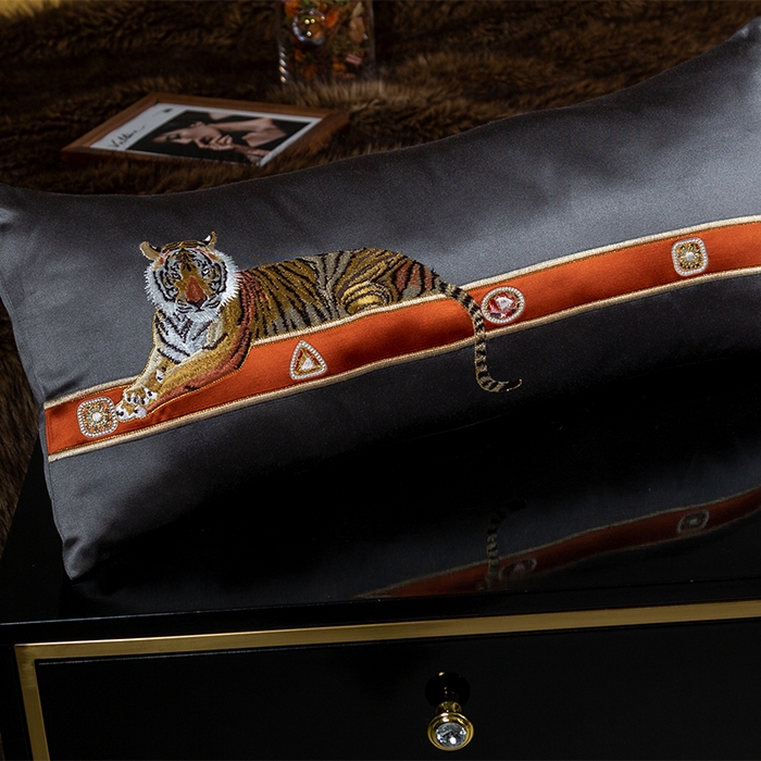 91家纺网 家纺一手货源 找家纺 至爱今生 新款锦缎色织多件套 卡洛斯