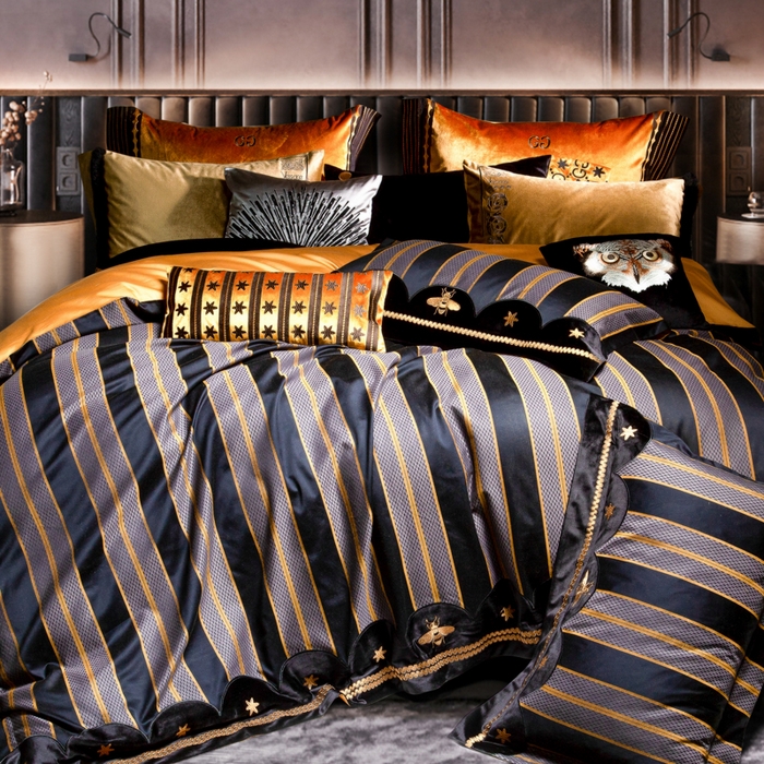 91家纺网 家纺一手货源 找家纺 至爱今生 新款锦缎色织多件套 萨尔玛