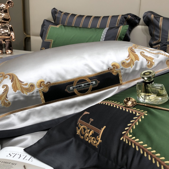 91家纺网 家纺一手货源 找家纺 至爱今生 新款锦缎色织多件套 卡拉公爵