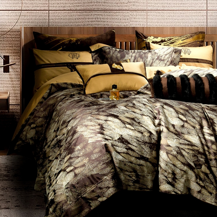 91家纺网 家纺一手货源 找家纺 至爱今生 新款锦缎色织多件套 蒂梵尼