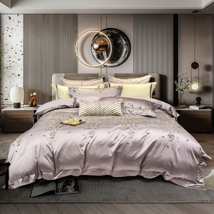 91家纺网 家纺一手货源 找家纺 至爱今生 新款全棉四件套 朱莉塔