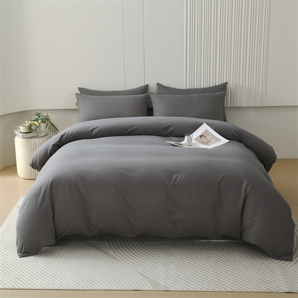 91家纺网 家纺一手货源 找家纺 （总）凯磊家纺 2025纯棉纯色磨毛-四件套