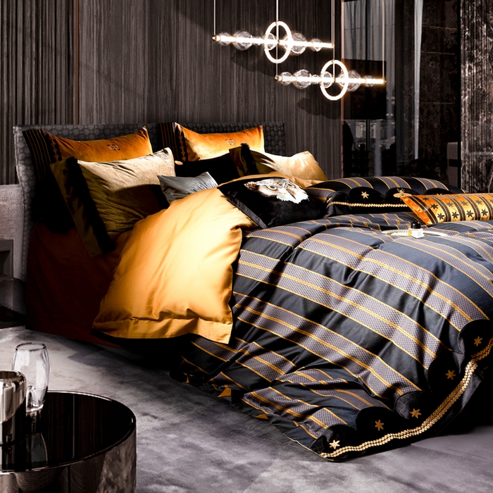 91家纺网 家纺一手货源 找家纺 至爱今生 新款锦缎色织多件套 萨尔玛