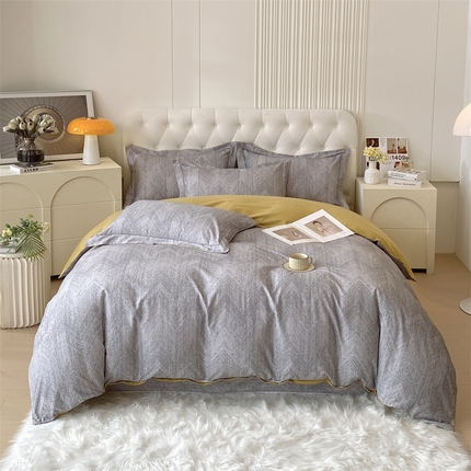 91家纺网 家纺一手货源 找家纺 （总）凯磊家纺 新款磨毛AB版四件套