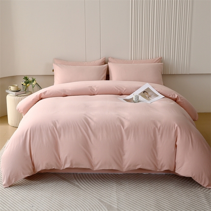 91家纺网 家纺一手货源 找家纺 （总）凯磊家纺 2025纯棉纯色磨毛-四件套