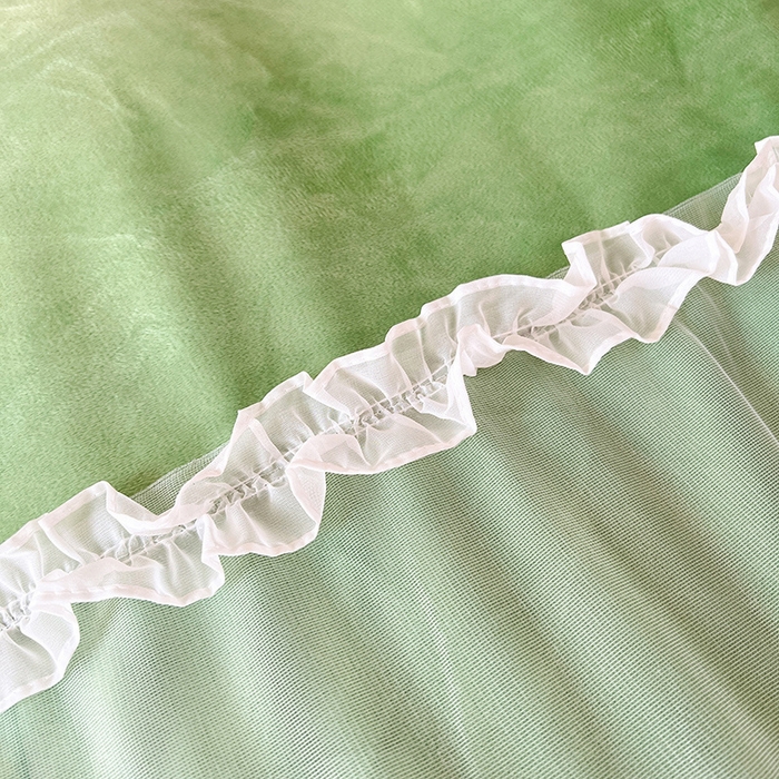 91家纺网 家纺一手货源 找家纺 唐人居 2025新款安妮系列水晶绒四件套 安妮-果绿