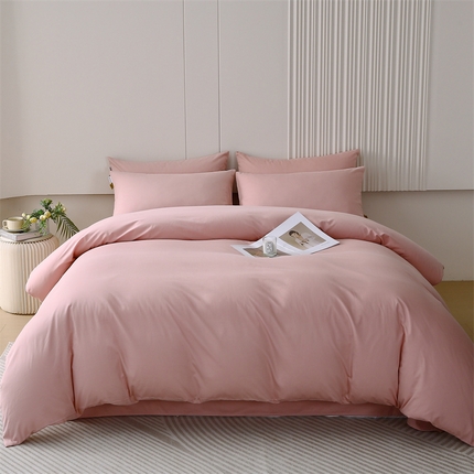 91家纺网 家纺一手货源 找家纺 （总）凯磊家纺 2025纯棉纯色磨毛-四件套