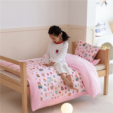 艾佳宝贝 2023新款全棉豆豆绒幼儿园多件套 乐园宝贝