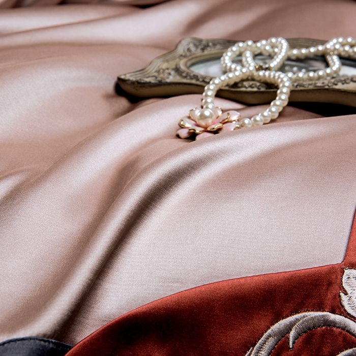 91家纺网 家纺一手货源 找家纺 至爱今生 新款锦缎色织多件套 雅颂