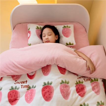 91家纺网 家纺一手货源 找家纺 （总）艾佳宝贝 2023新款牛奶绒多功能儿童盖毯式可脱卸被子