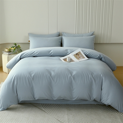 91家纺网 家纺一手货源 找家纺 （总）凯磊家纺 2025纯棉纯色磨毛-四件套