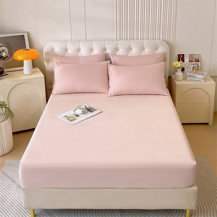 91家纺网 家纺一手货源 找家纺 （总）凯磊 2025新款纯棉纯色磨毛单品系列·床笠