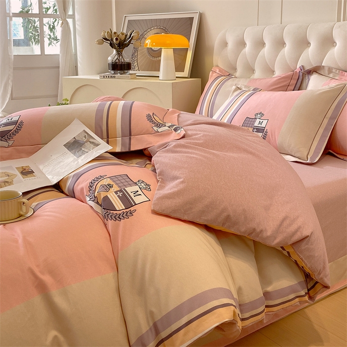 91家纺网 家纺一手货源 找家纺 （总）凯磊家纺 新款磨毛AB版四件套