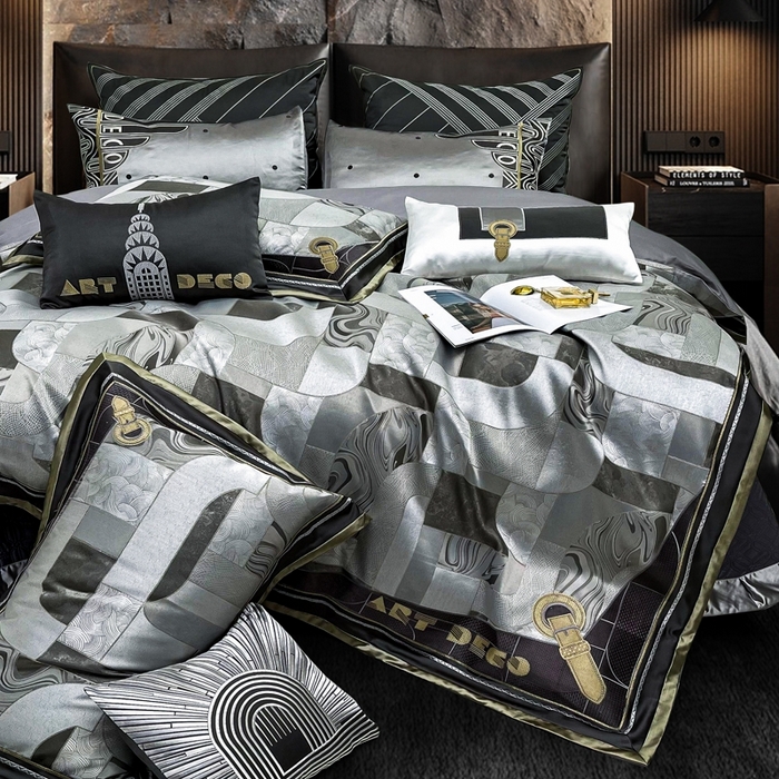 91家纺网 家纺一手货源 找家纺 至爱今生 新款锦缎色织多件套 时空之旅