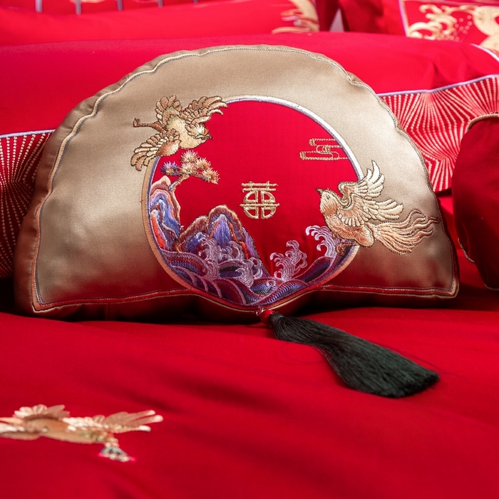 91家纺网 家纺一手货源 找家纺 至爱今生 新款全棉婚庆多件套 唯 一