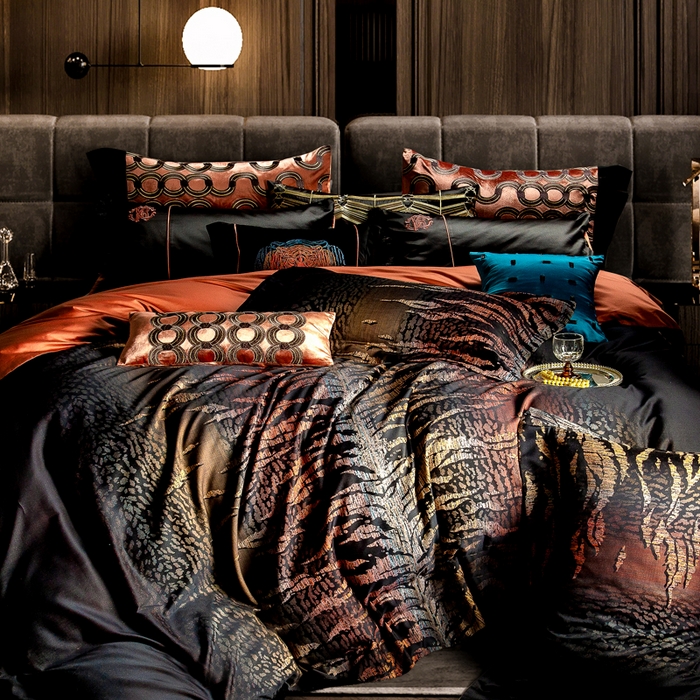 91家纺网 家纺一手货源 找家纺 至爱今生 新款锦缎色织多件套 亚瑟王朝