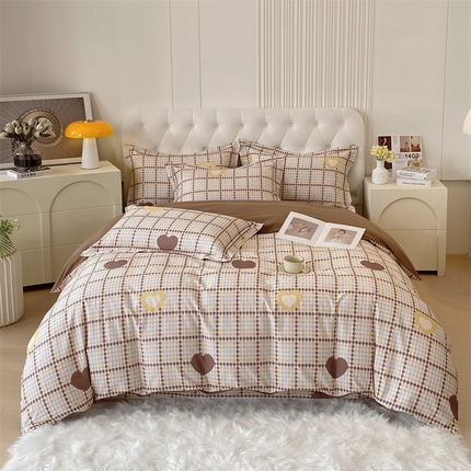 91家纺网 家纺一手货源 找家纺 （总）凯磊家纺 新款磨毛AB版四件套