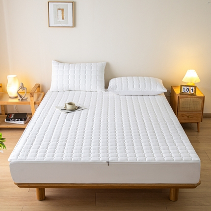 91家纺网 家纺一手货源 找家纺 （总）糯米猪家纺 2023新款亲肤棉六面全包夹棉床笠--时尚格