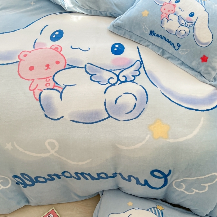 91家纺网 家纺一手货源 找家纺 （总1）星座 2025三丽鸥牛奶绒四件套