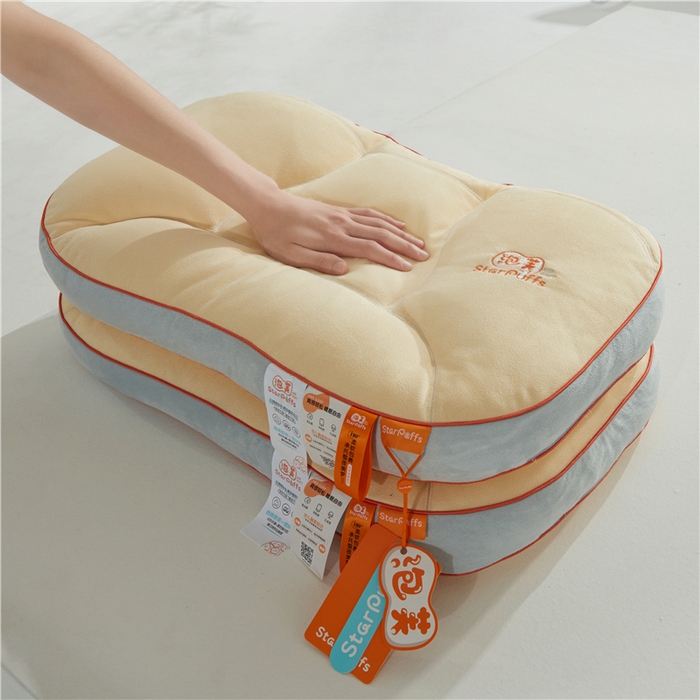 91家纺网 家纺一手货源 找家纺 昕科 2025新款云端泡芙绵柔枕 枕芯枕头 泡芙-spa款【单只装】