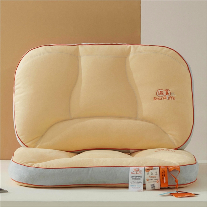 91家纺网 家纺一手货源 找家纺 昕科 2025新款云端泡芙绵柔枕 枕芯枕头 泡芙-spa款【单只装】