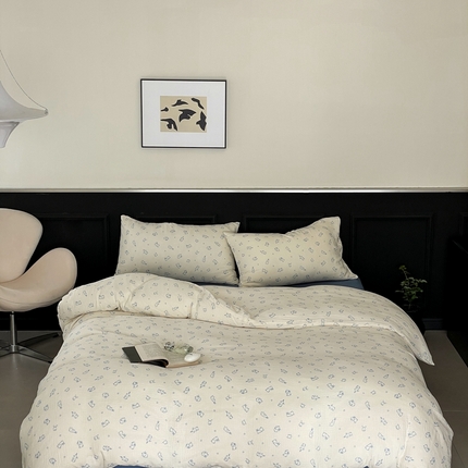 91家纺网 家纺一手货源 找家纺 （总）源启生活 2023全棉皱皱纱四件套