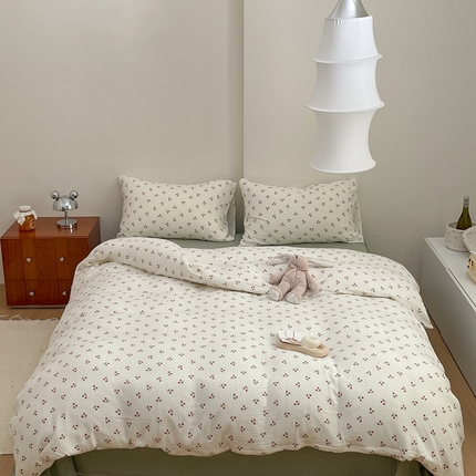 91家纺网 家纺一手货源 找家纺 （总）源启生活 2023全棉皱皱纱四件套