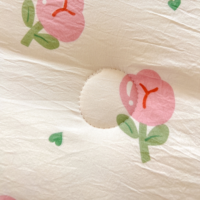 91家纺网 家纺一手货源 找家纺 居易简 2025新款水洗棉双层纱豆豆被 曼塔玫瑰