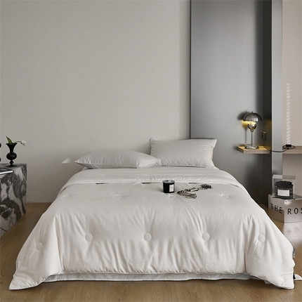 91家纺网 家纺一手货源 找家纺 （总）头等舱 2023新款尊皇全棉贡缎100支A类大提花75大豆抗菌秋冬被（配皮革包装）