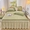 91家纺网 家纺一手货源 找家纺 （总）宜凡家纺 2023新款高克重牛奶绒绣花夹棉床裙三件套
