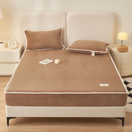 91家纺网 家纺一手货源 找家纺 （总）21度C 2023新款加厚暖阳绒床笠