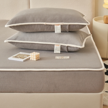 91家纺网 家纺一手货源 找家纺 （总）21度C 2023新款加厚暖阳绒床笠