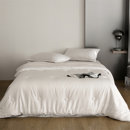 91家纺网 家纺一手货源 找家纺 （总）头等舱 2023新款尊皇天丝棉贡缎100支A类大提花75大豆抗菌秋冬被（配皮革包装）