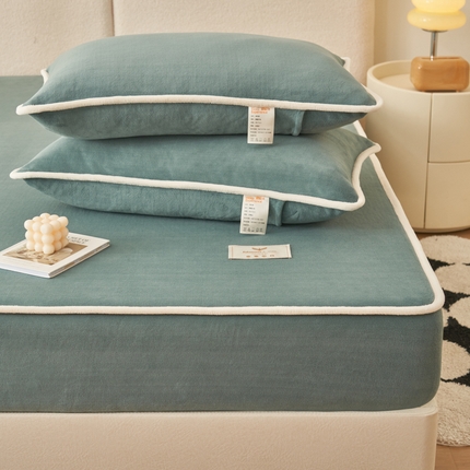 91家纺网 家纺一手货源 找家纺 （总）21度C 2023新款加厚暖阳绒床笠