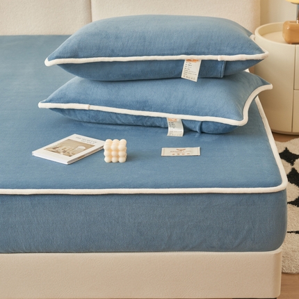 91家纺网 家纺一手货源 找家纺 （总）21度C 2023新款加厚暖阳绒床笠