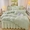 91家纺网 家纺一手货源 找家纺 （总）宜凡家纺 2023新款高克重牛奶绒绣花夹棉床裙四件套