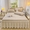 91家纺网 家纺一手货源 找家纺 （总）宜凡家纺 2023新款高克重牛奶绒绣花夹棉床裙三件套