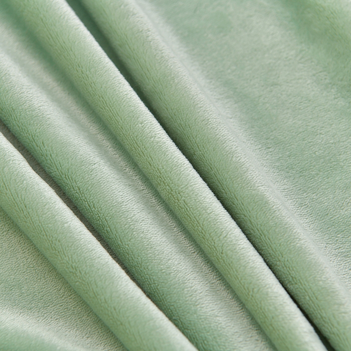 91家纺网 家纺一手货源 找家纺 畅畅家纺 2023新款纯色8.5斤9斤牛奶绒法莱绒宝宝金貂绒四件套 抹茶-绿