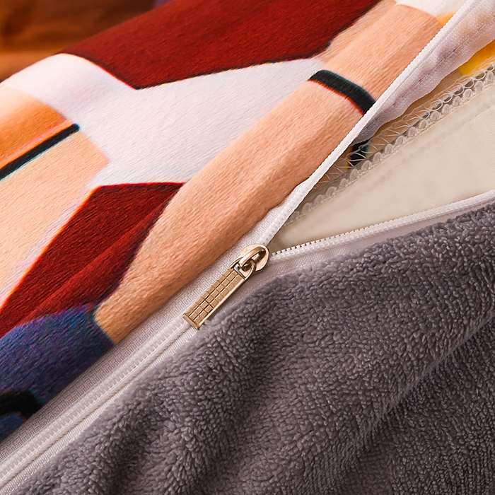 91家纺网 家纺一手货源 找家纺 爵仕家纺 2023新款暴力熊牛奶绒系列四件套 钢铁熊