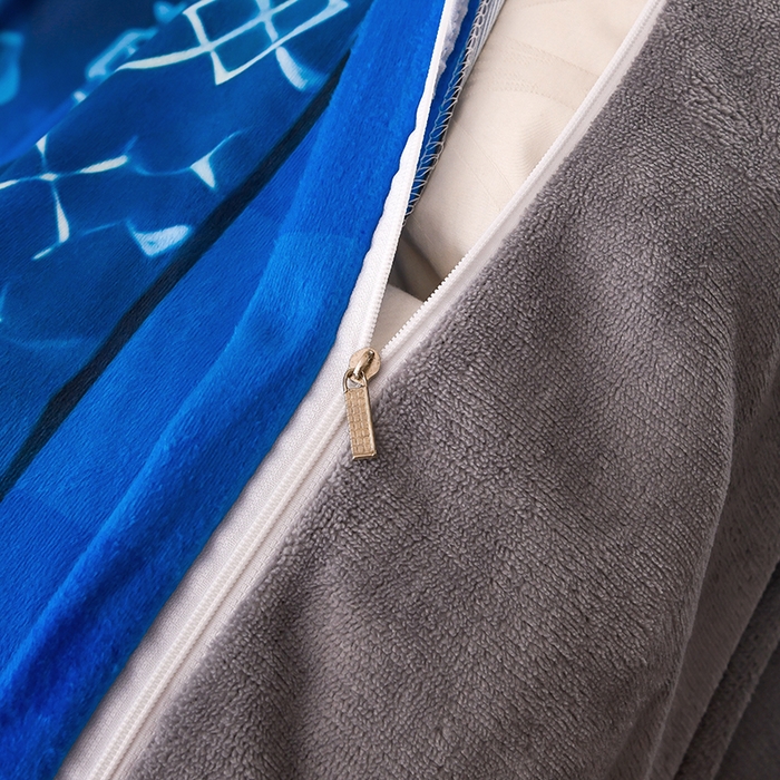 91家纺网 家纺一手货源 找家纺 爵仕家纺 2023新款暴力熊牛奶绒系列四件套 格子熊