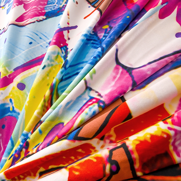 91家纺网 家纺一手货源 找家纺 爵仕家纺 2023新款暴力熊牛奶绒系列四件套 潮熊