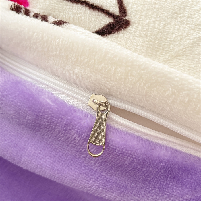 91家纺网 家纺一手货源 找家纺 （总）博雅 2023新款三丽鸥正版授权卡通加厚牛奶绒系列四件套