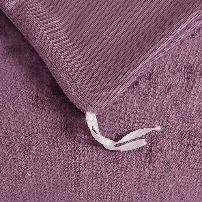 91家纺网 家纺一手货源 找家纺 畅畅家纺 2023新款纯色8.5斤9斤牛奶绒法莱绒宝宝金貂绒四件套 紫