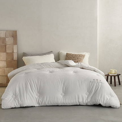 91家纺网 家纺一手货源 找家纺 60s全棉大提花李官奇55%大豆被被子被芯冬被春秋被