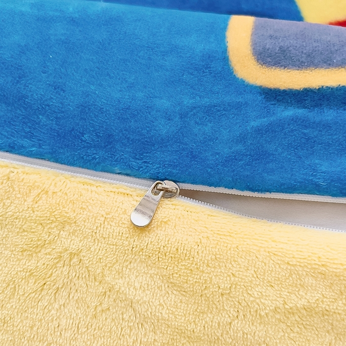 91家纺网 家纺一手货源 找家纺 鱼宝 2023新款大版牛奶绒婴童套件 开心车队